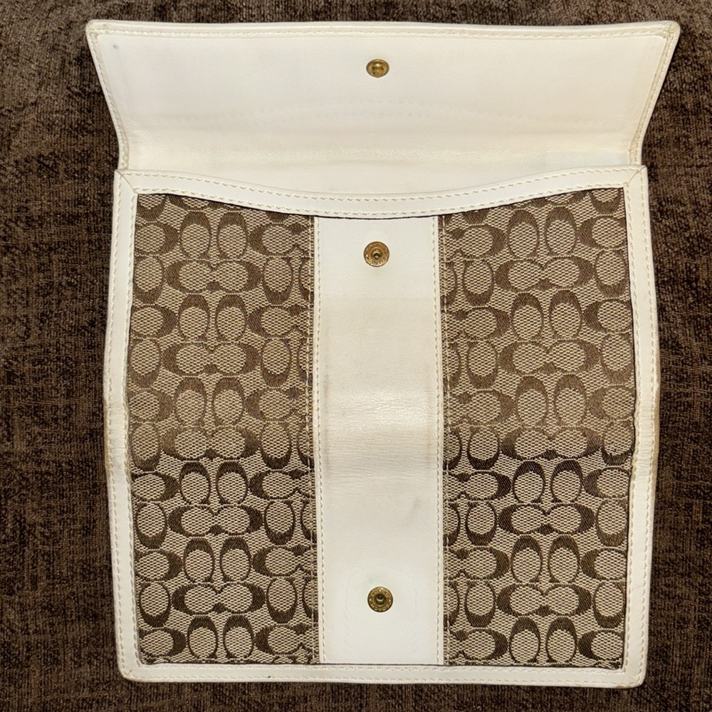 Coach monogram and Leather Wallet - Picture 7 of 9